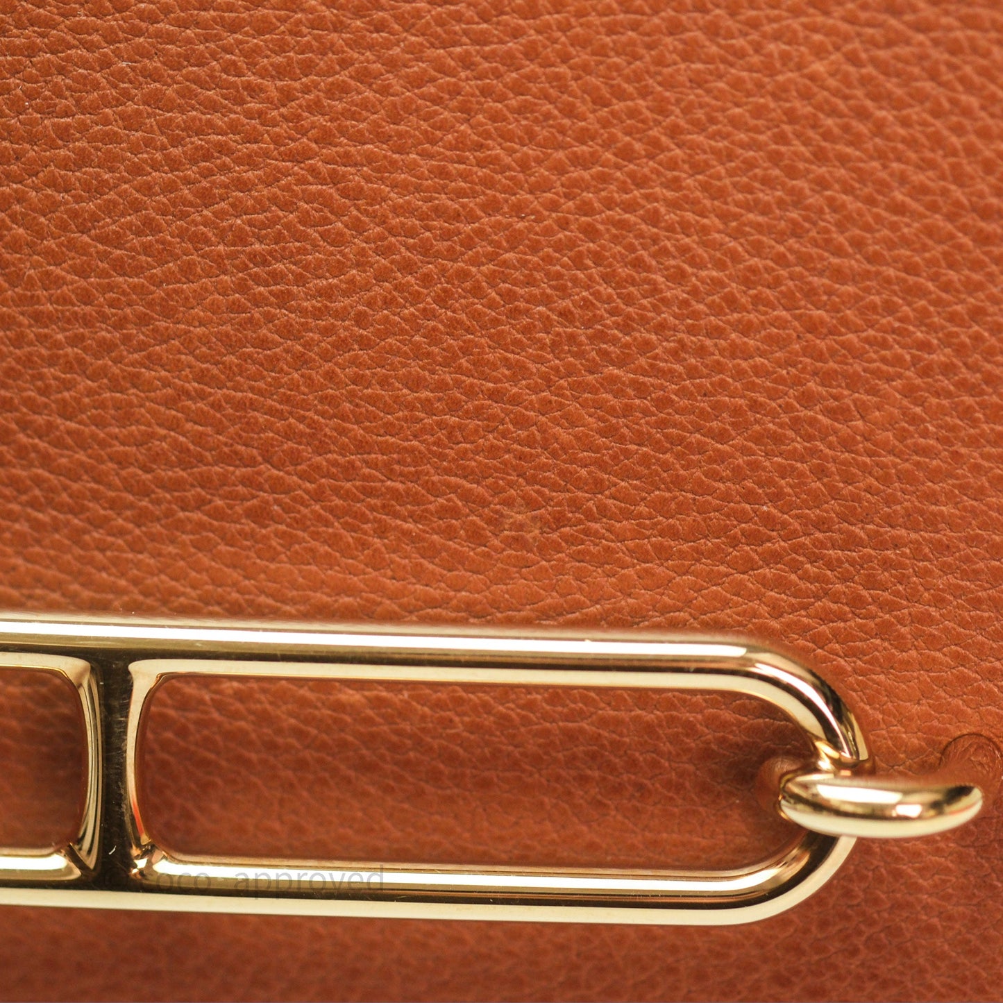 Hermès Roulis Mini Fauve 34 Barenia Gold Hardware