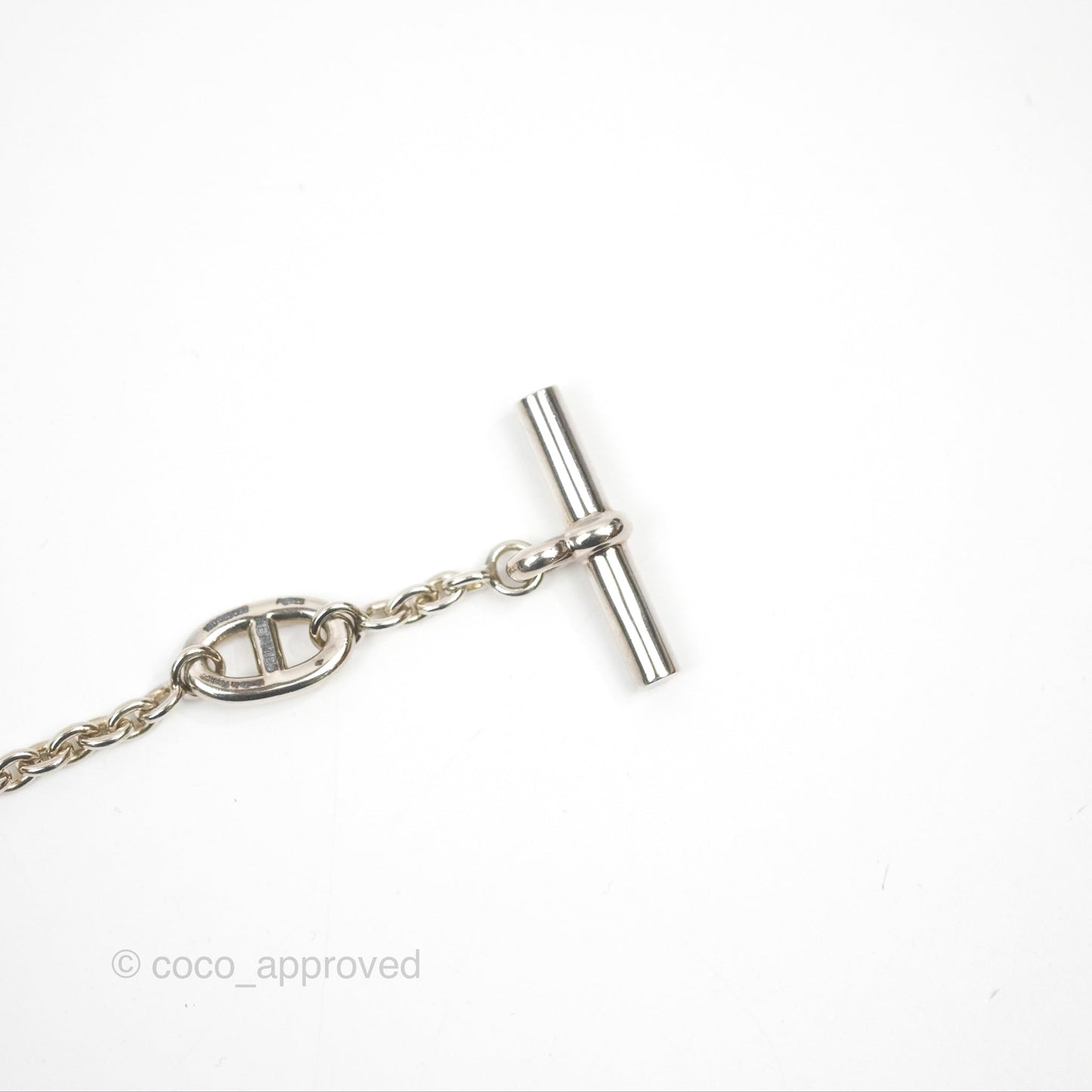 Hermès Farandole Long Necklace Palladium Hardware