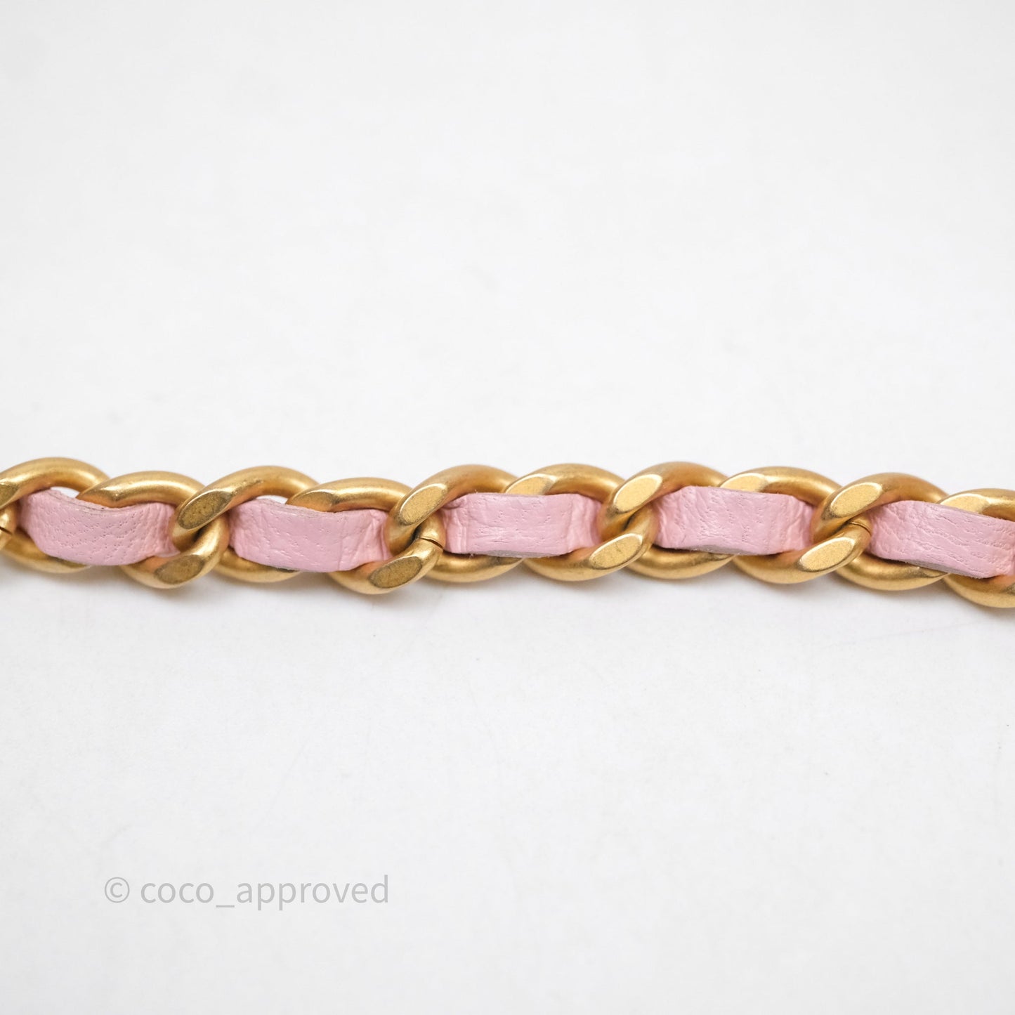 Chanel Mini Enamel Handle Clutch on Chain Pink Lambskin Gold Hardware