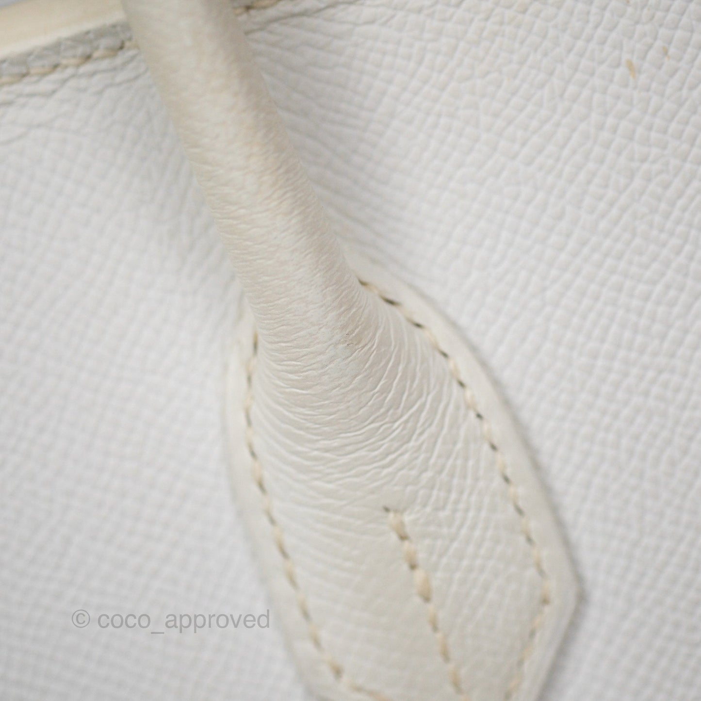 Hermès Birkin 30 Retourne White Epsom Palladium Hardware