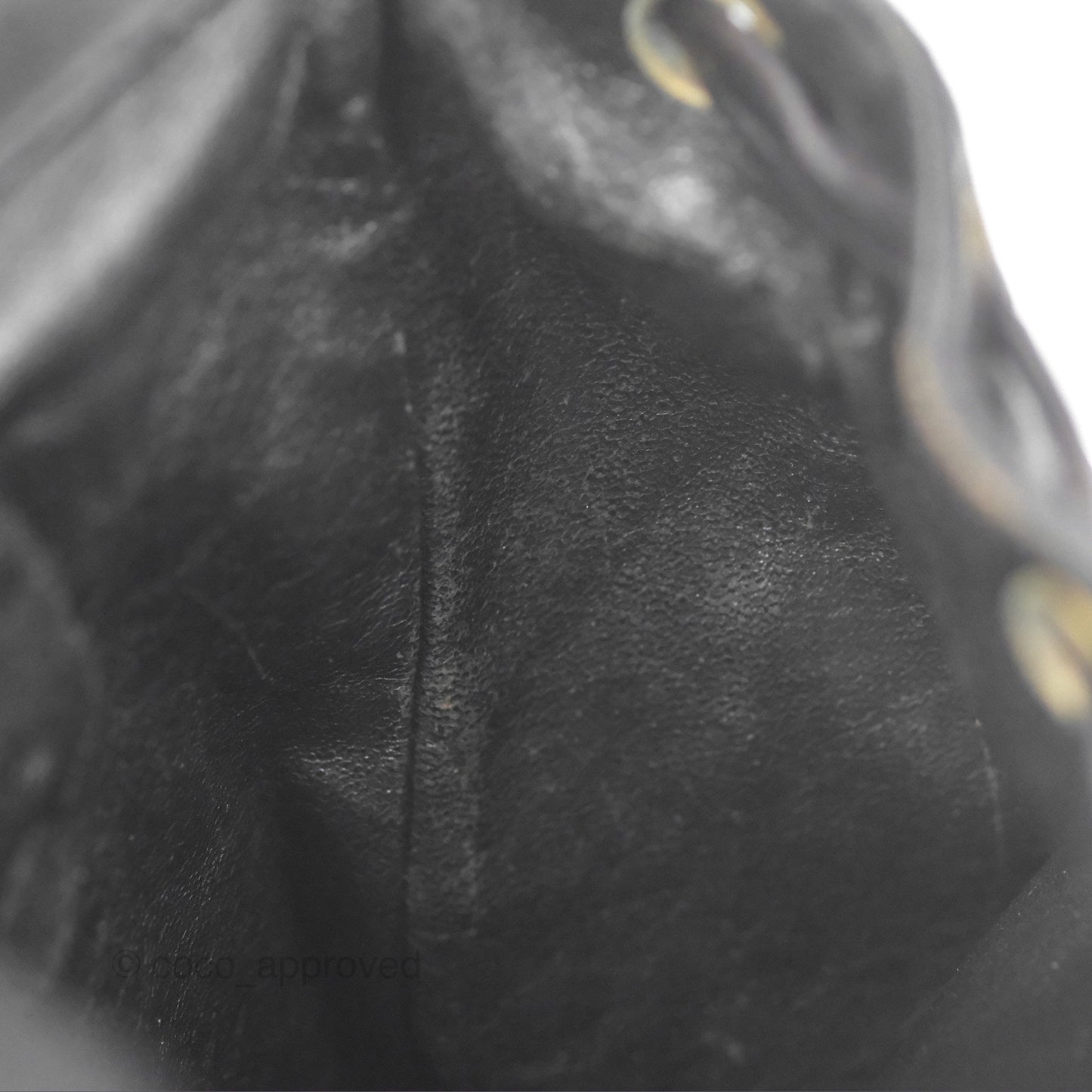 Chanel Vintage CC Duma Backpack Black Lambskin 24K Gold Hardware
