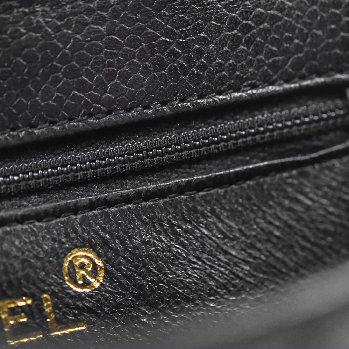 Chanel Vintage Belt Bag Black Caviar 24K Gold Hardware