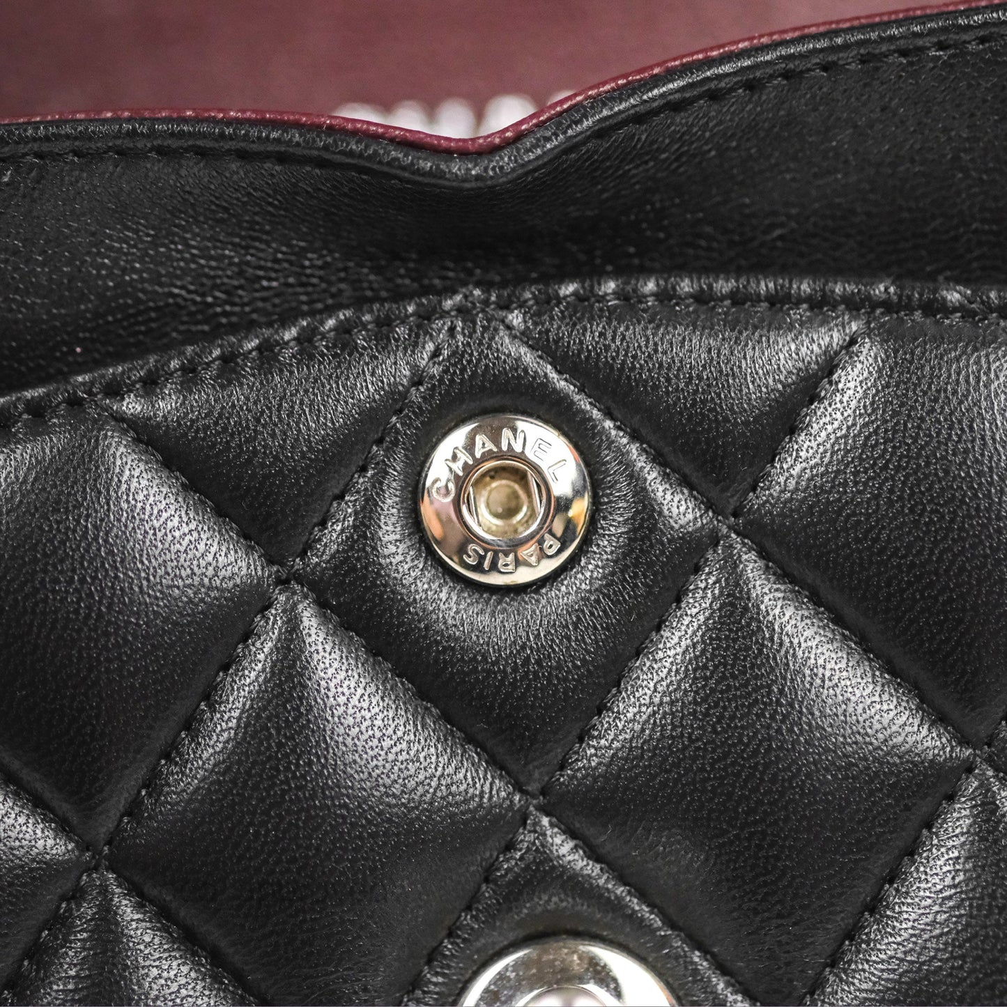 Chanel Small Classic Quilted Flap Black Lambskin Silver Hardware