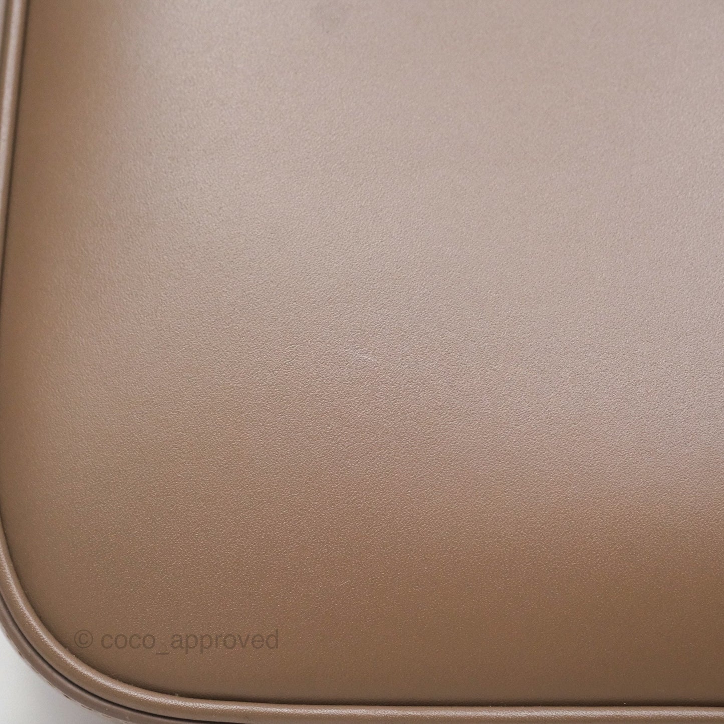 Saint Laurent Le 5 À 7 Taupe Calfskin Bronze Brass Hardware