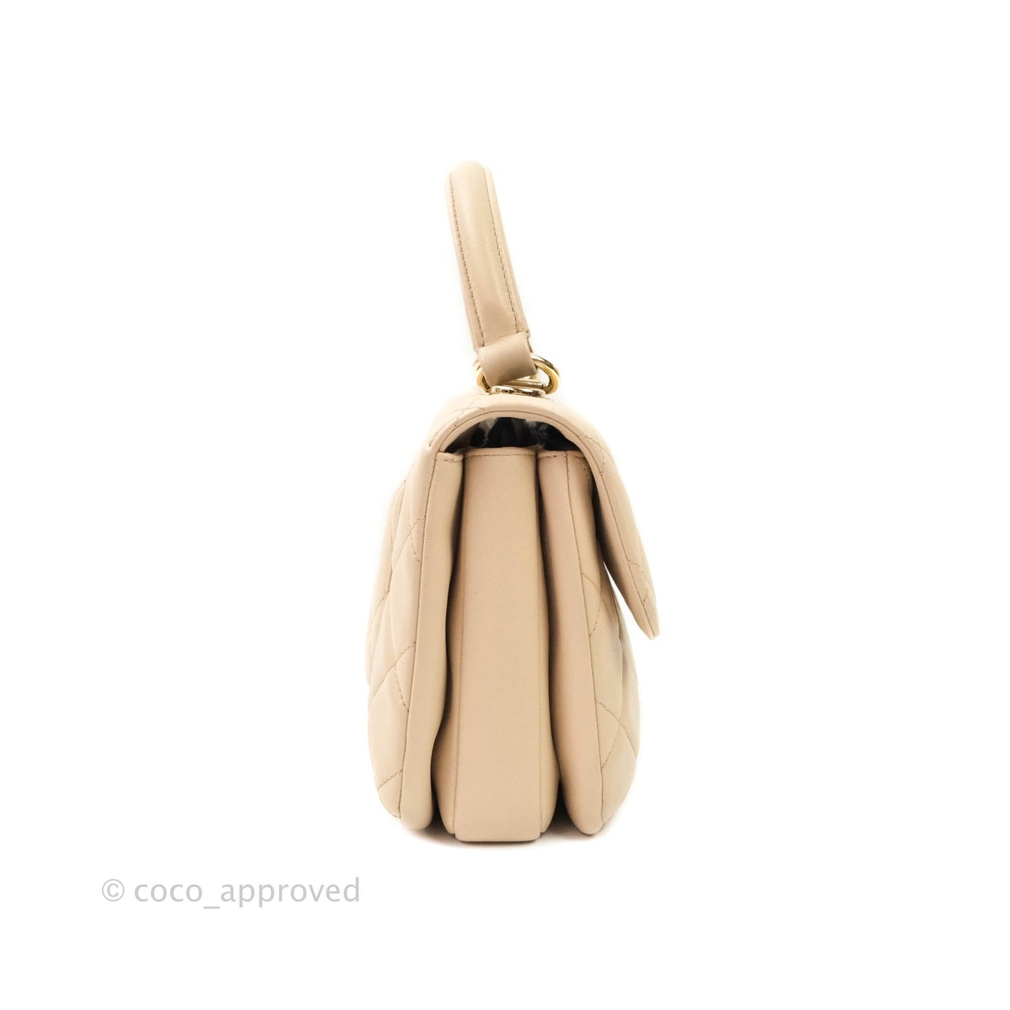Chanel Trendy CC Small Light Beige Lambskin Gold Hardware