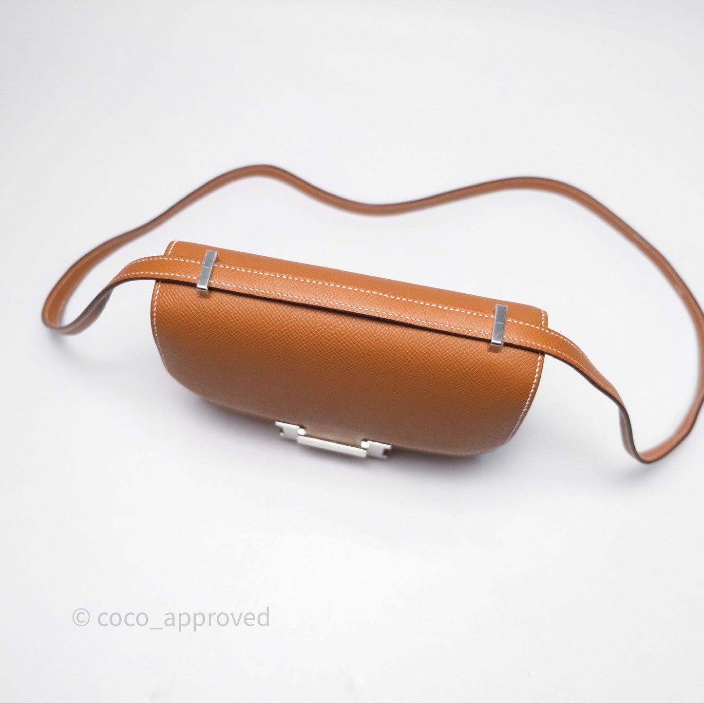 Hermès Constance Mini 18 Gold Epsom Palladium Hardware