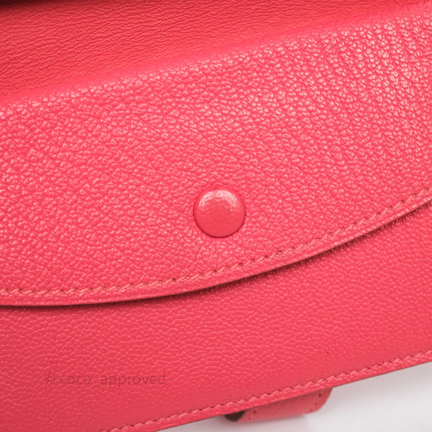 Hermès Bearn Mini Wallet Rose Lipstick U5 Chevre Mysore Gold Hardware
