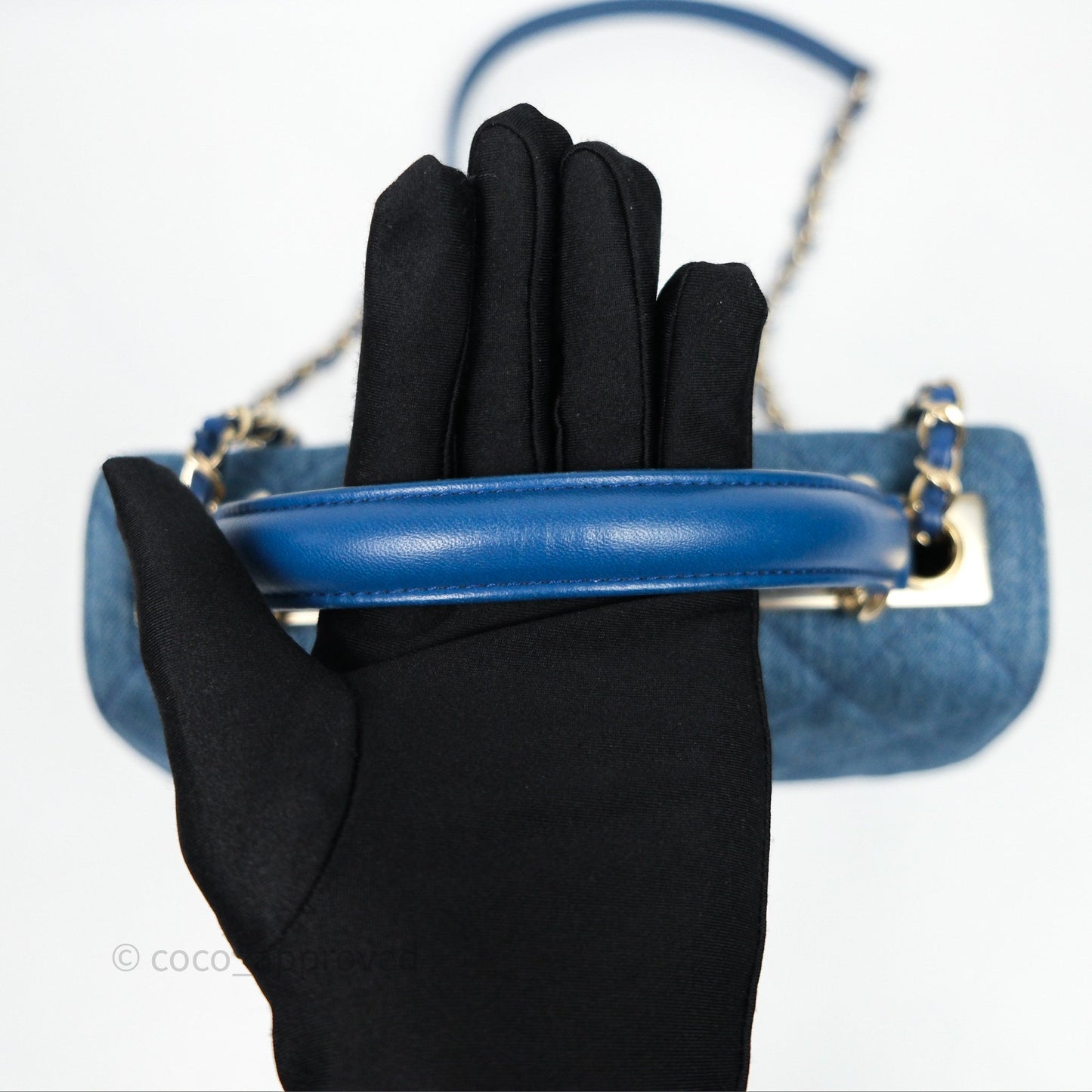 Chanel Small Trendy CC Denim Gold Hardware