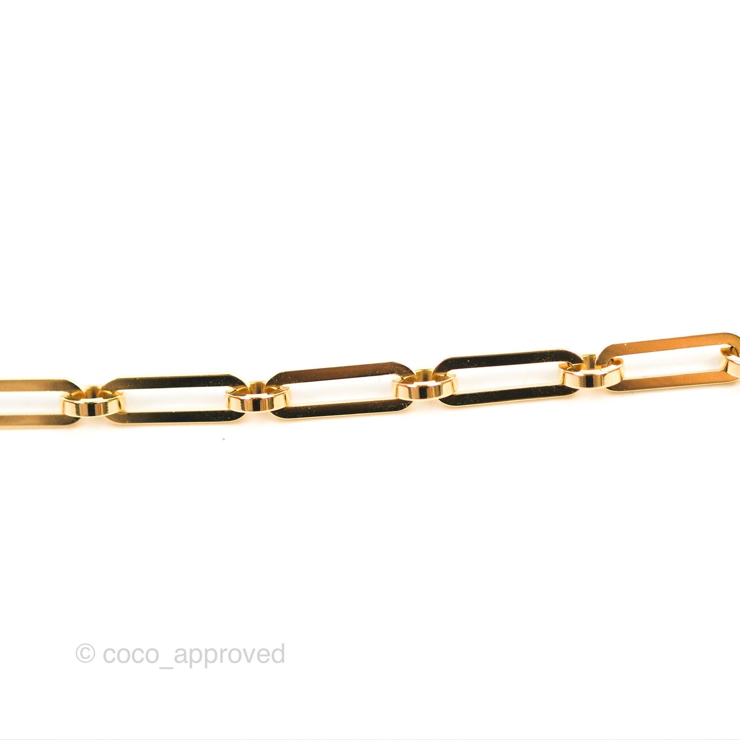 Hermès Kelly Chaine Bracelet 4 Diamond Gold Tone