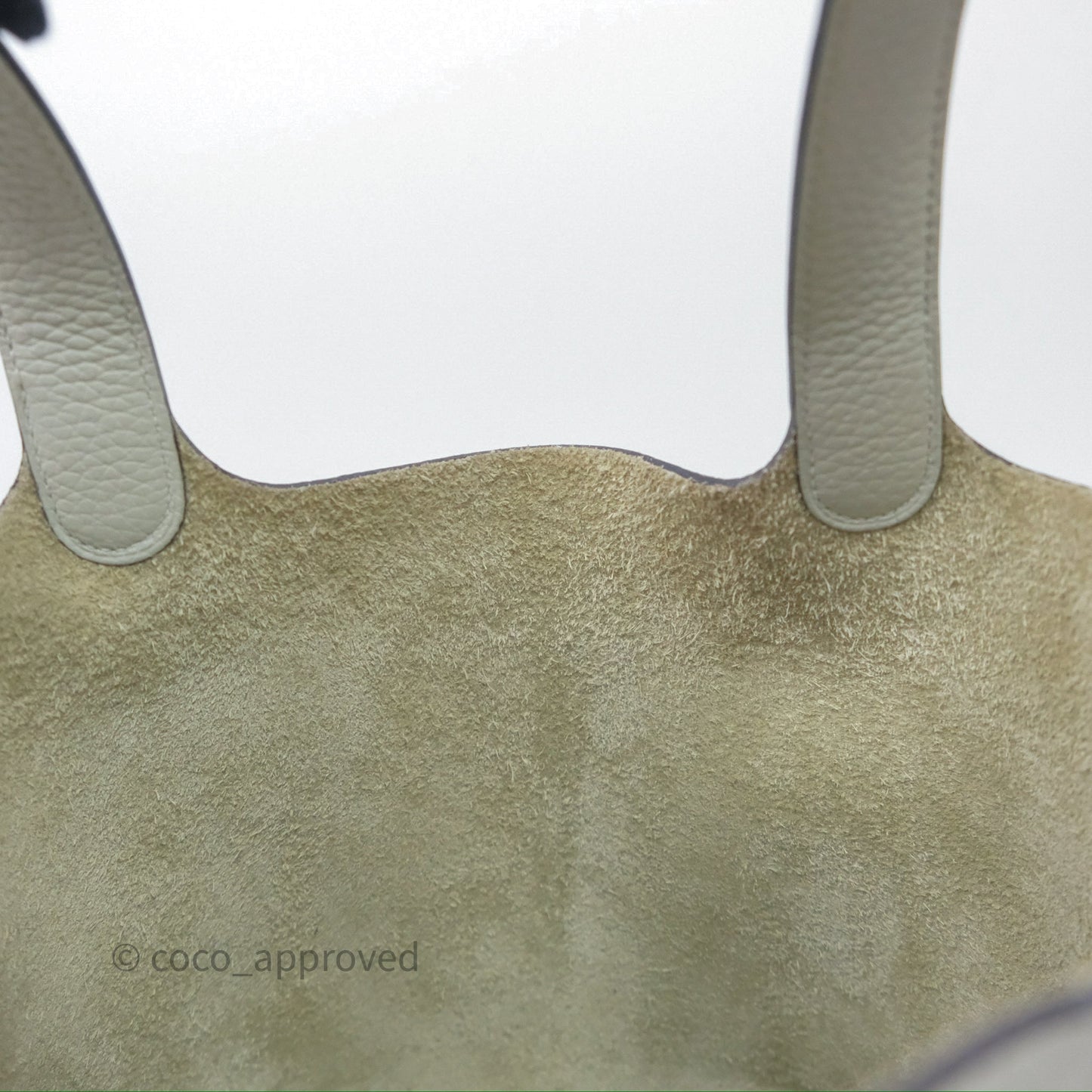 Hermès Picotin Lock 18 Gris Névé 0V Clemence Gold Hardware