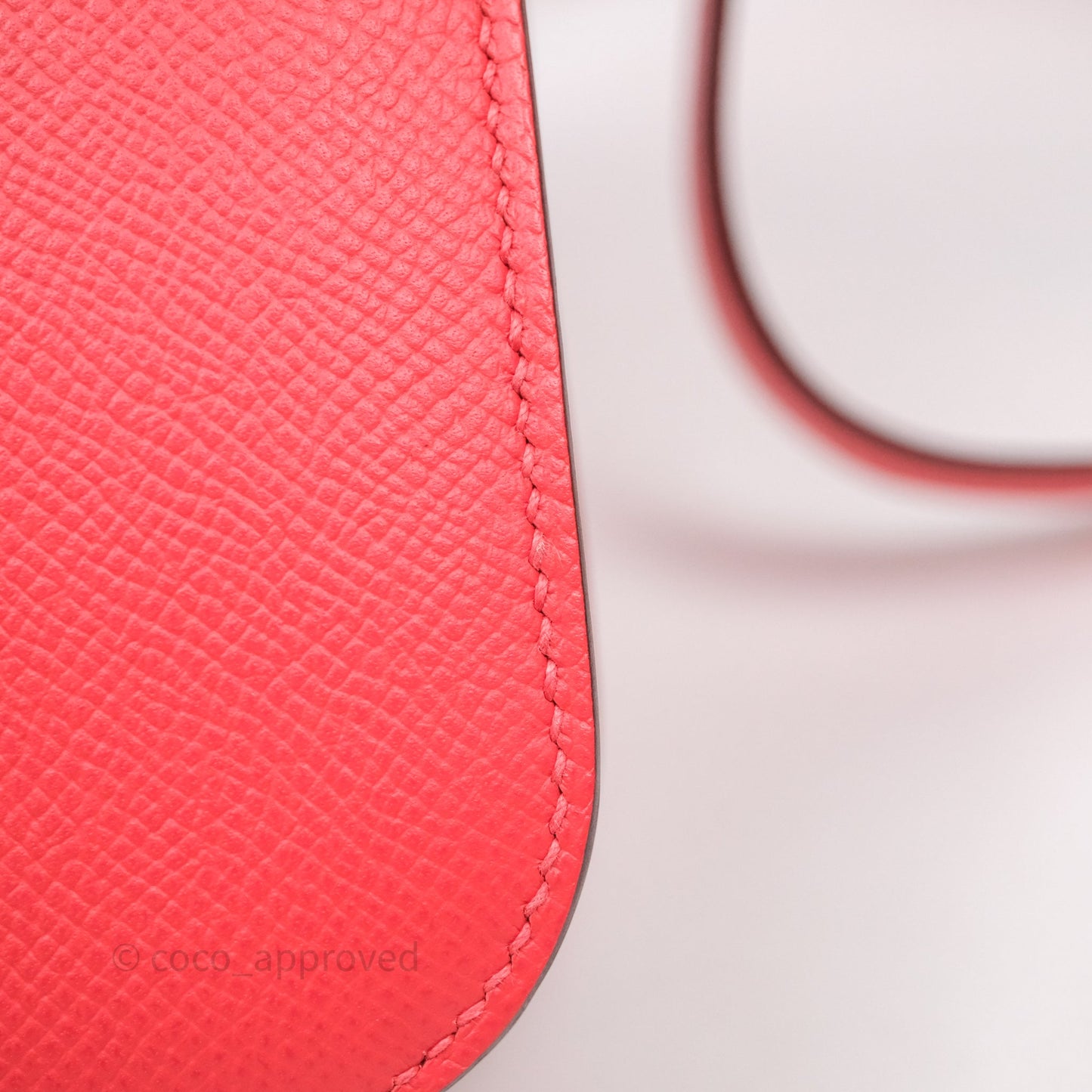 Hermès Constance 24 Rose Jaipur T5 Epsom Palladium Hardware