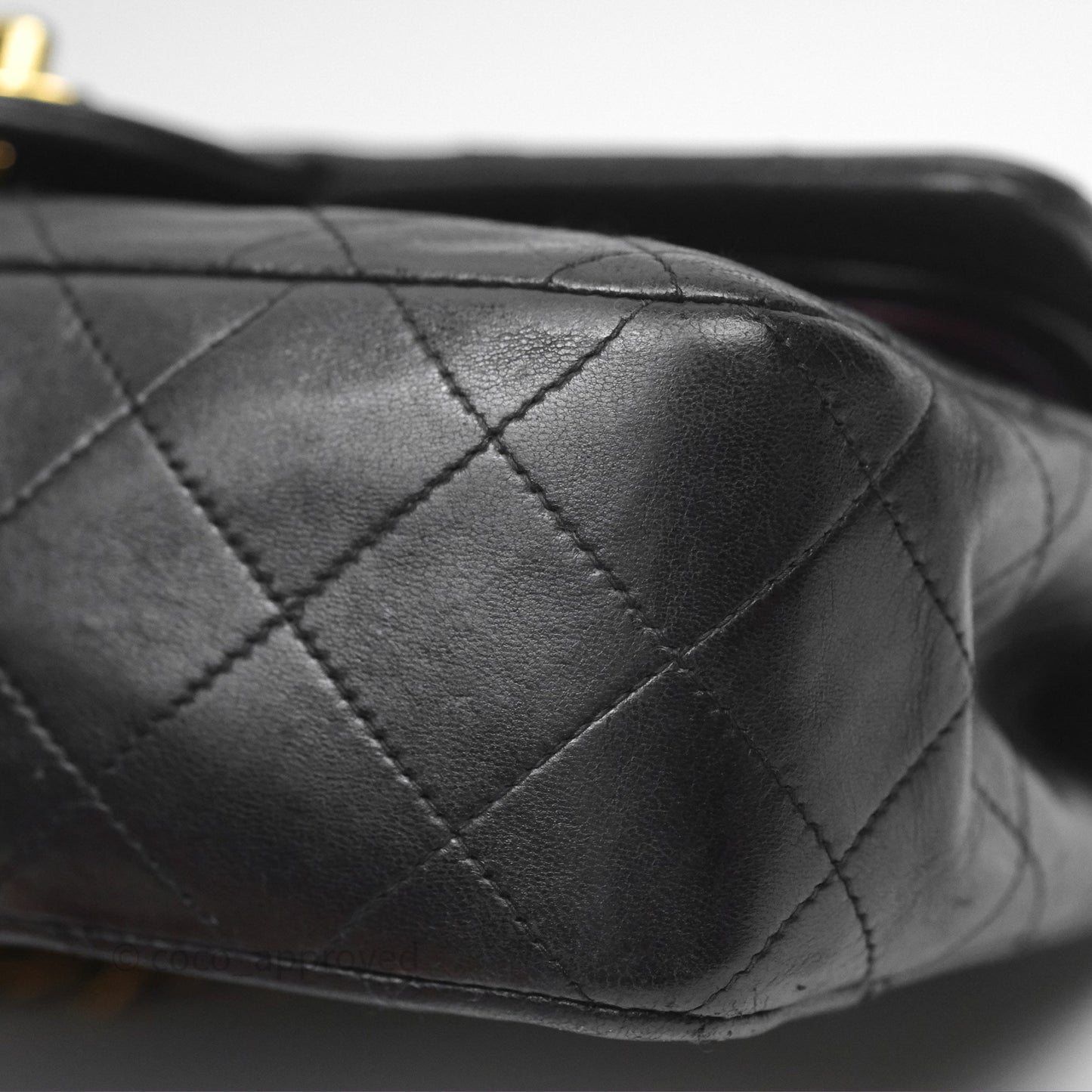 Chanel Classic Vintage Small Flap Black Lambskin 24K Gold Hardware