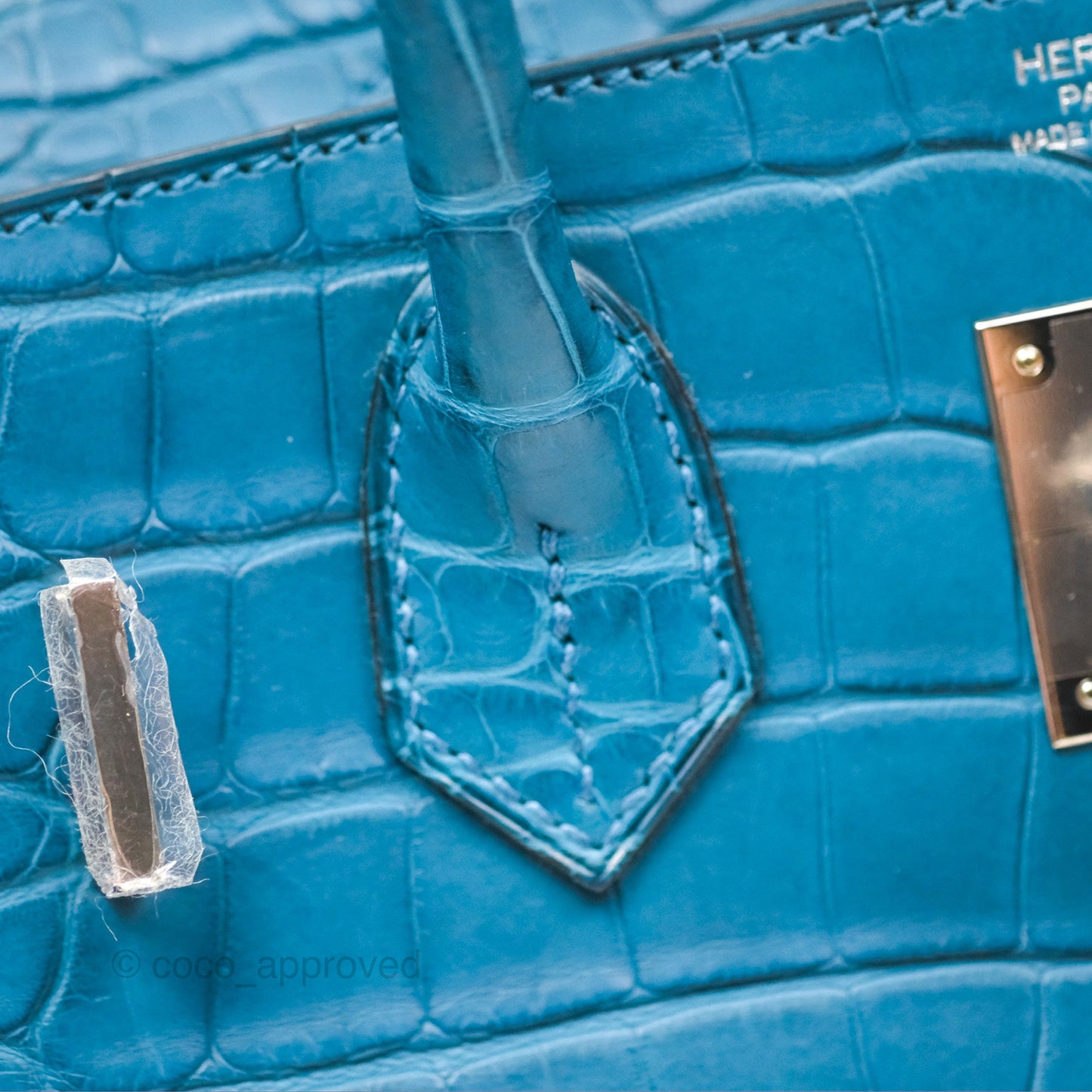 Hermès Birkin 30 Retourne Colvert Matte Niloticus Crocodile Palladium Hardware