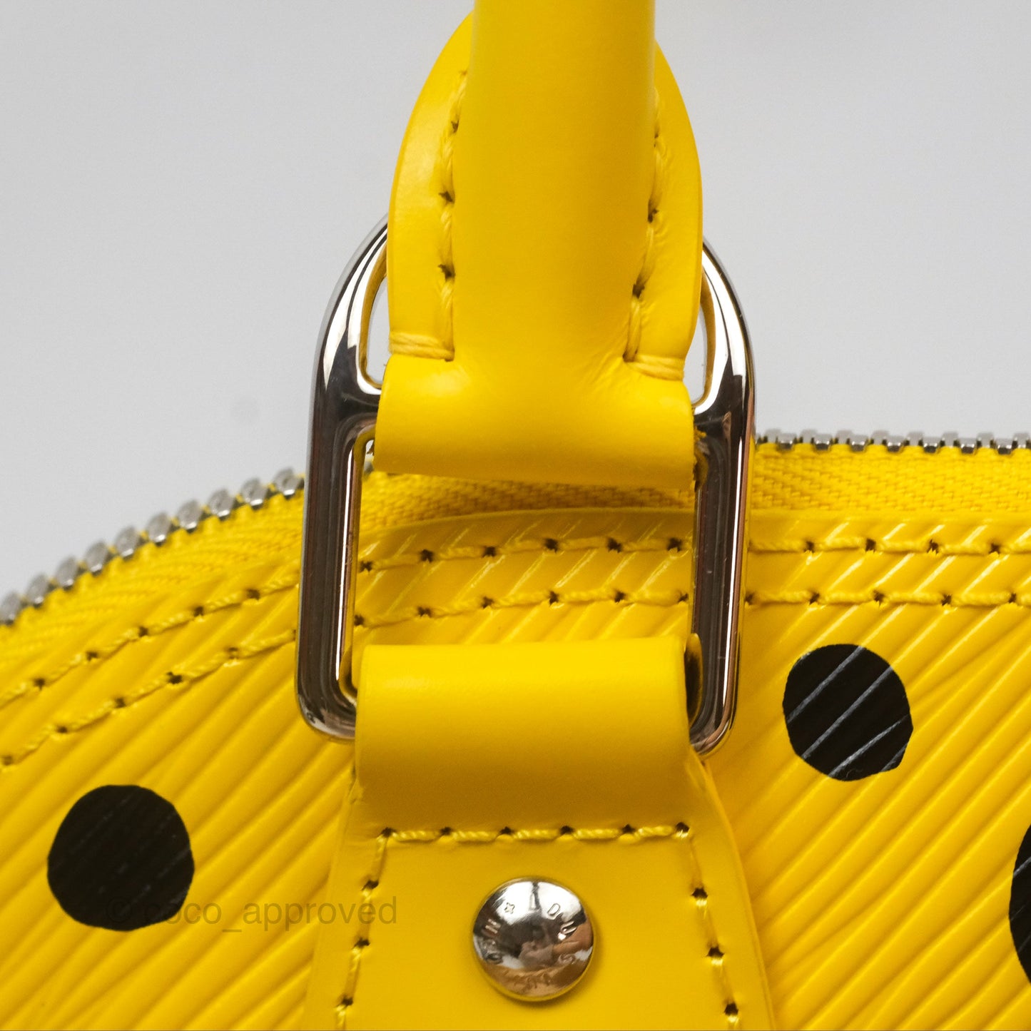 Louis Vuitton x Yayoi Kusama Epi Alma BB Infinity Dots Yellow