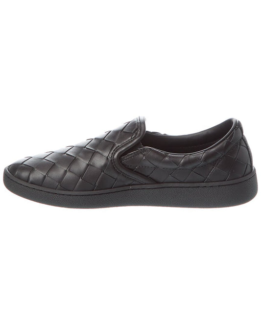 Luxury Bottega Veneta Sawyer Intrecciato Leather Slip-On Sneaker
