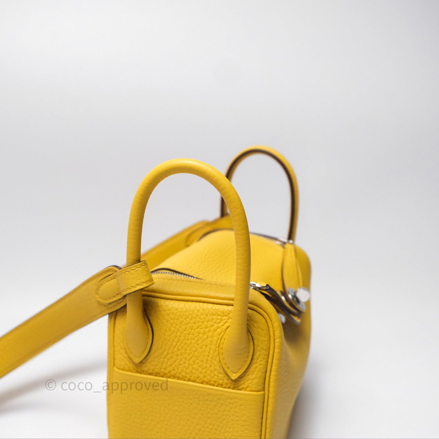 Hermès Mini Lindy 20 Sun B4 Clemence Palladium Hardware