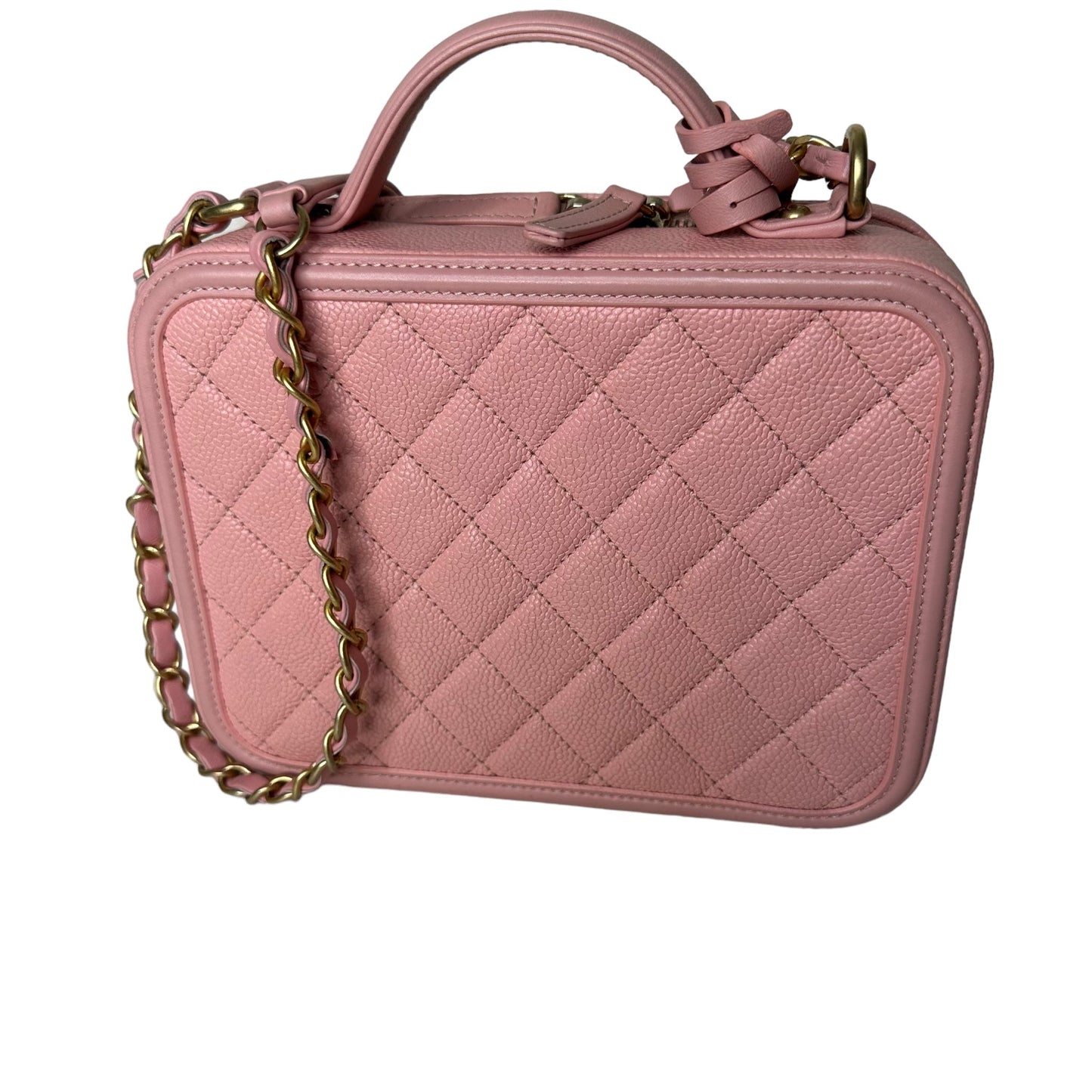 Luxury Chanel Filligree Pink Handbag