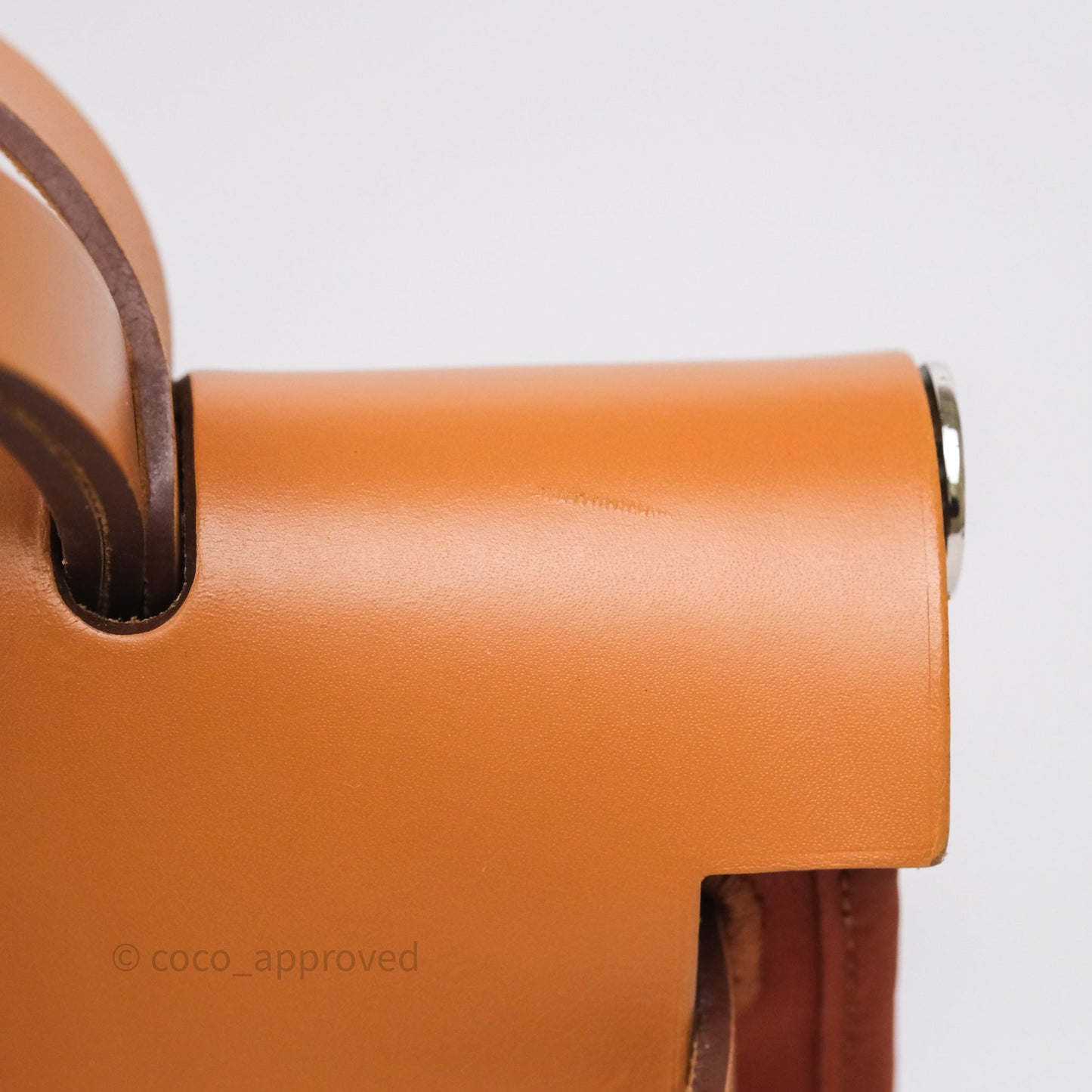 Hermès Herbag Zip 31 Cuivre Canvas Palladium Hardware