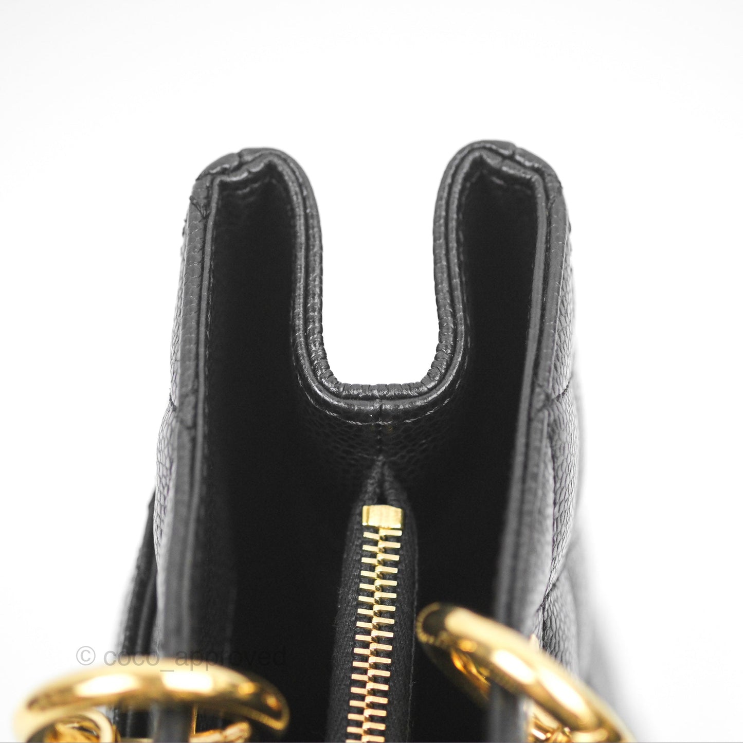 Chanel GST Black Caviar Gold Hardware
