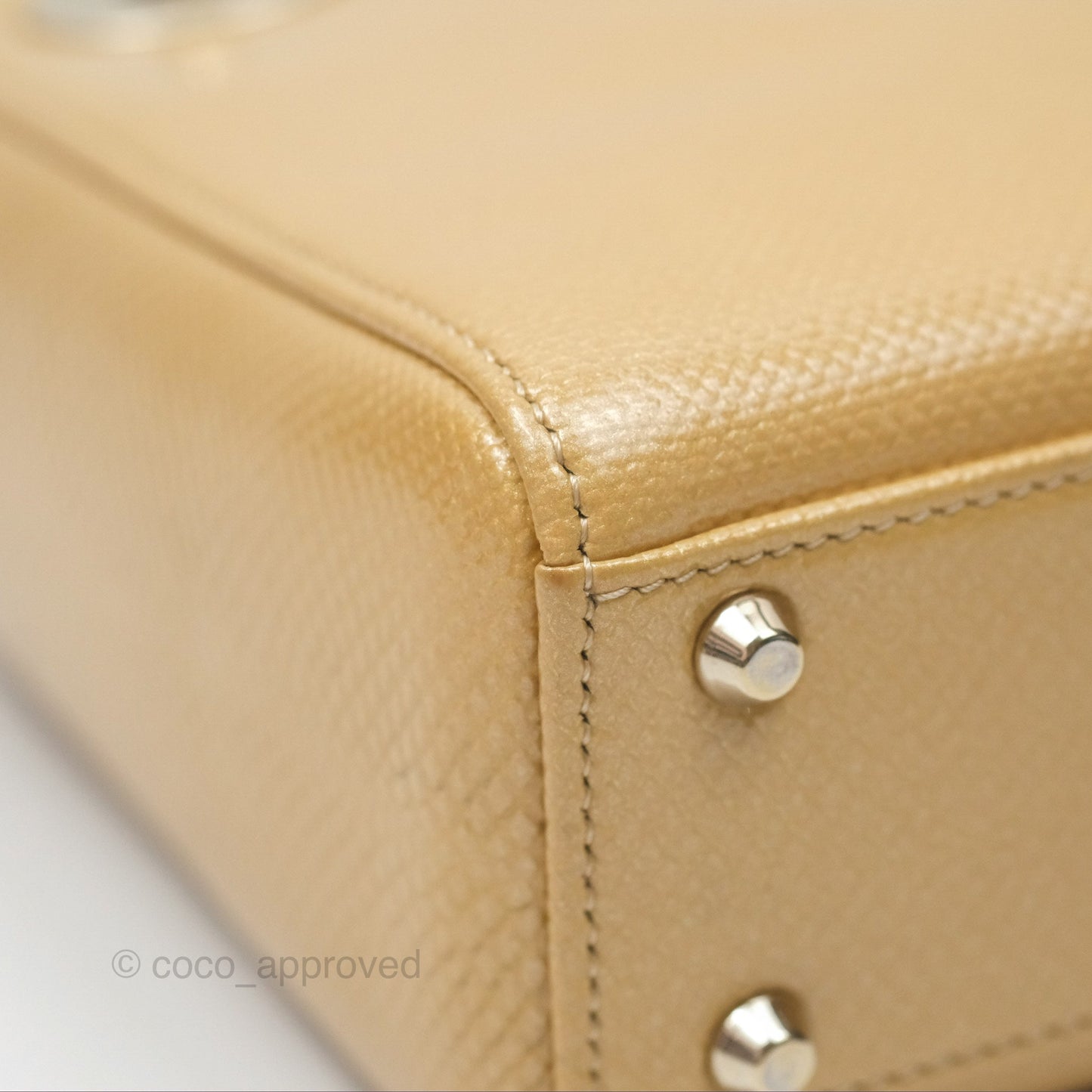 Christian Dior Mini Lady Dior Beige Lizard Gold Hardware