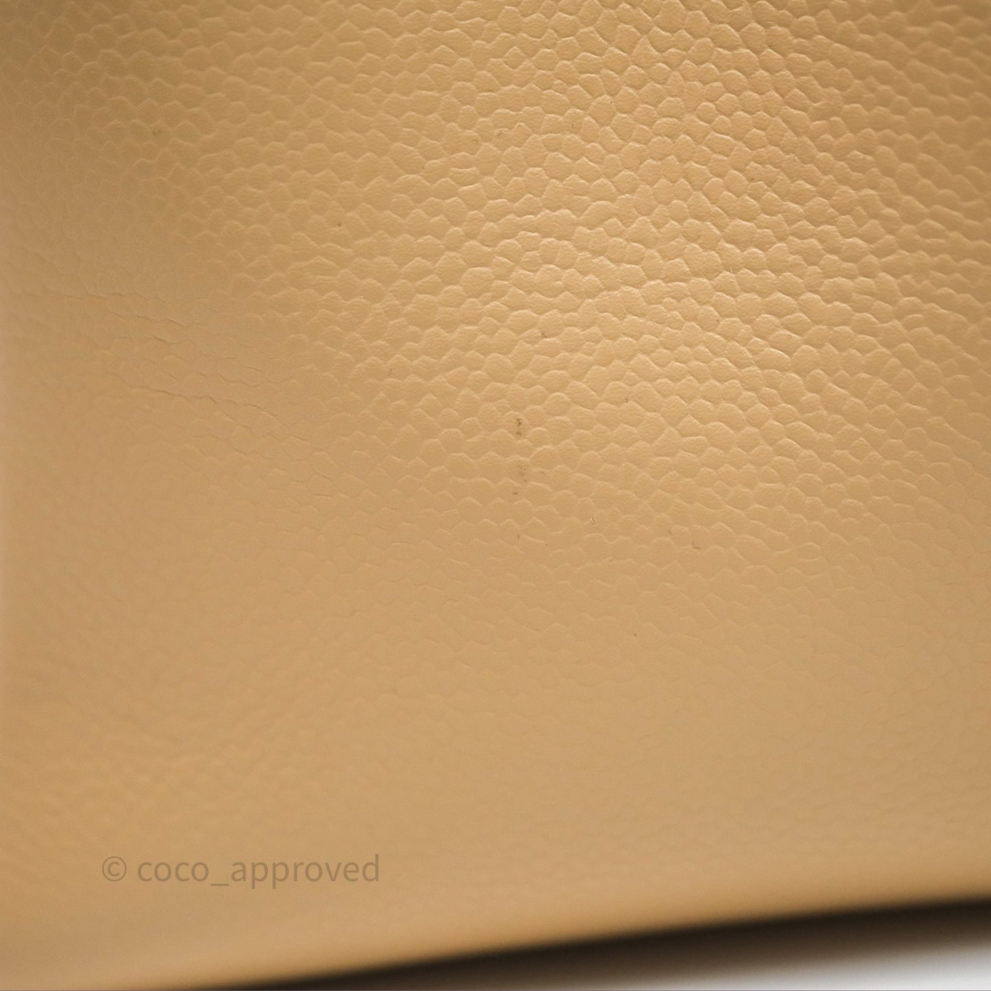 Chanel GST Beige Caviar Gold Hardware