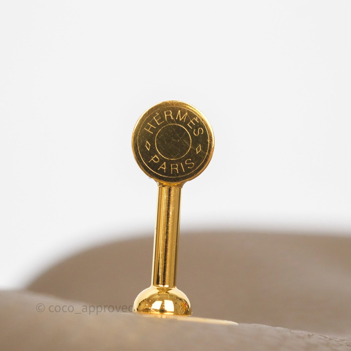 Hermès Mini Lindy 20 Etoupe 18 Clemence Gold Hardware