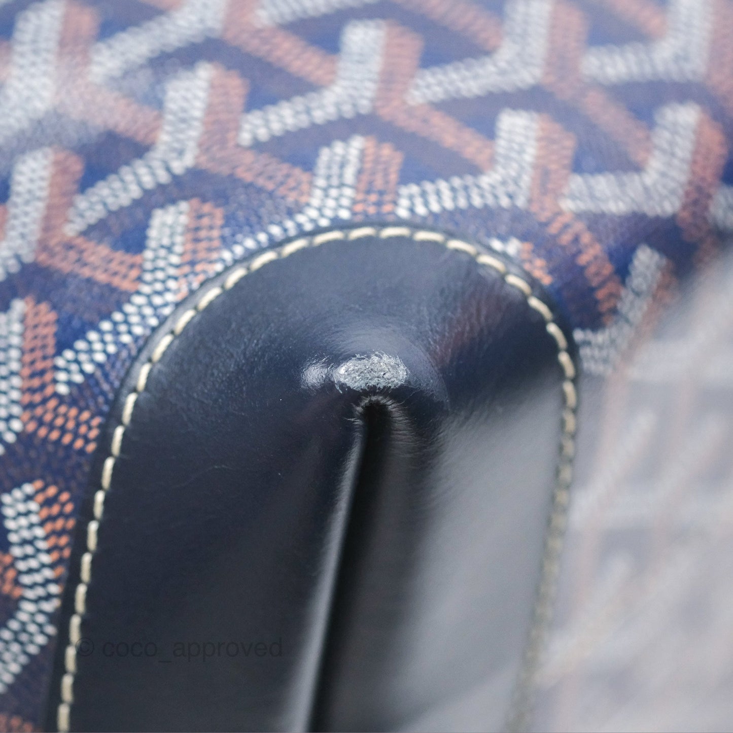 Goyard Goyardine Bellechasse PM Navy