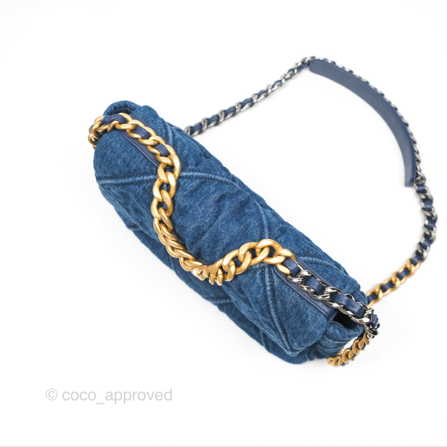 Chanel 19 Small Denim Mixed Hardware
