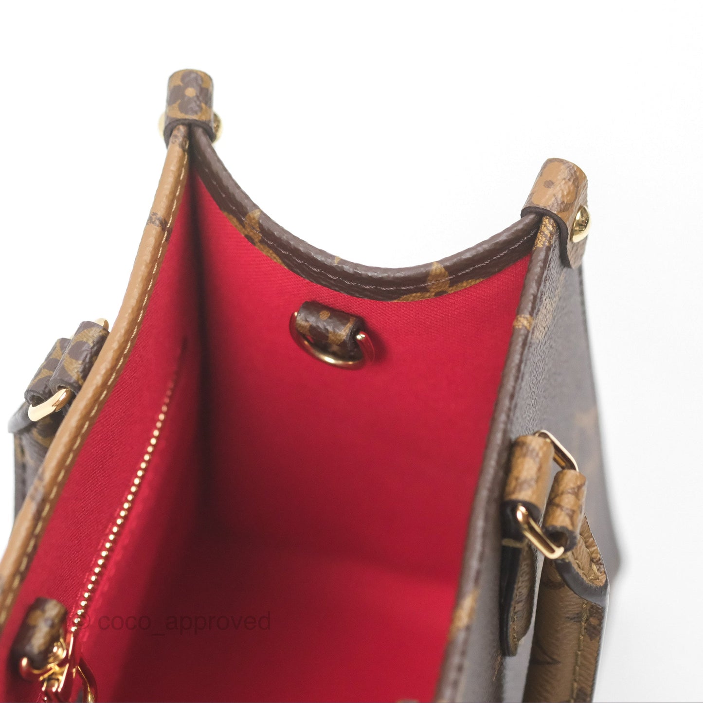 Louis Vuitton OnTheGo PM in Monogram Reverse Canvas
