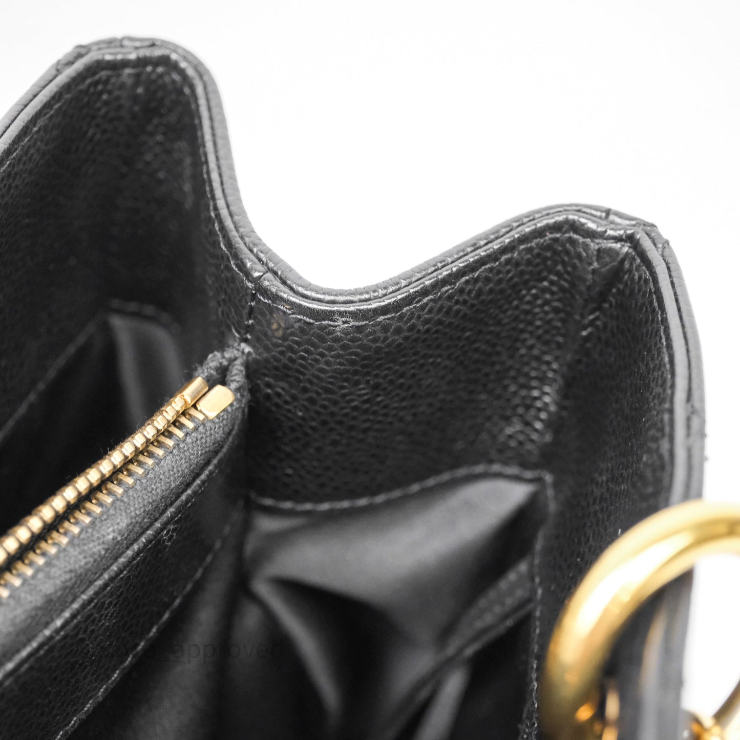 Chanel GST Black Caviar Gold Hardware