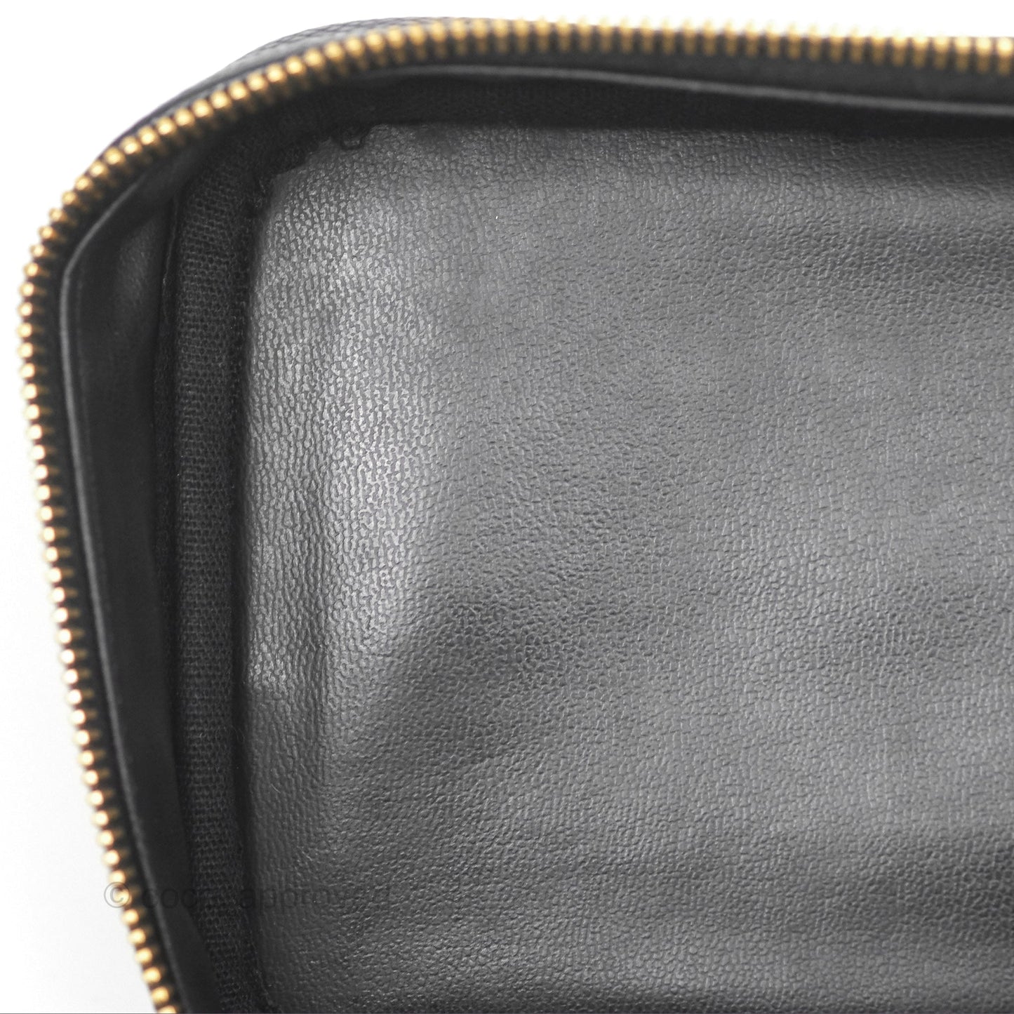 Chanel Vintage Vanity Case Black Caviar Gold Hardware