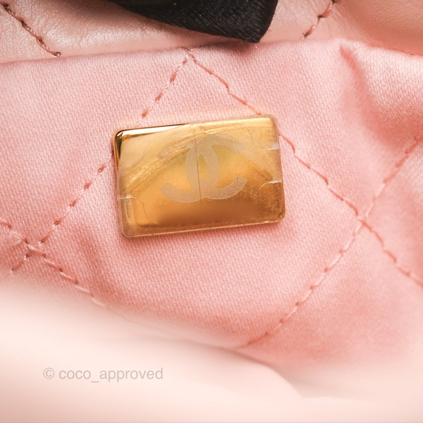 Chanel 22 Mini Bag Pink Shiny Crumpled Calfskin