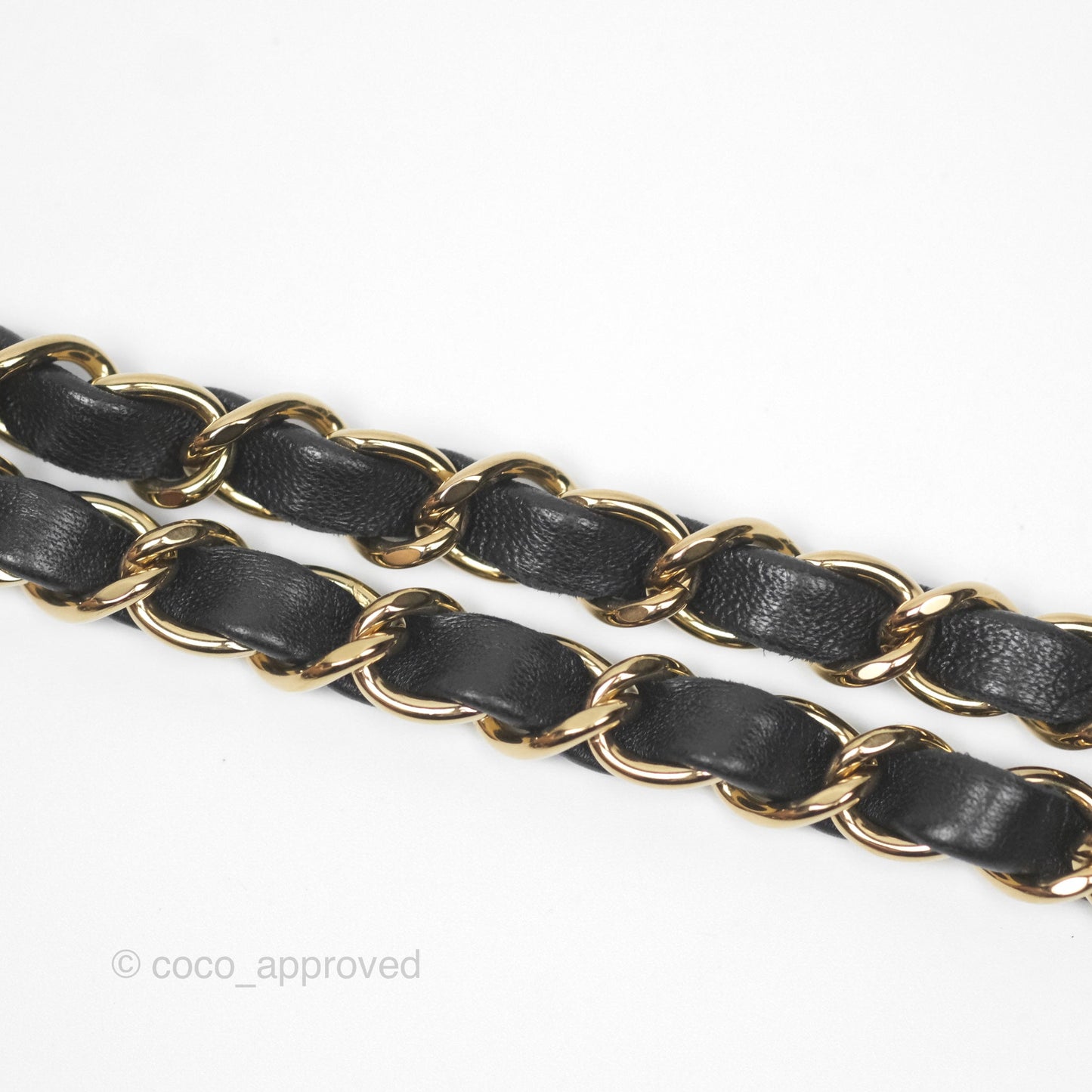 Chanel Mini Square Black Lambskin Gold Hardware
