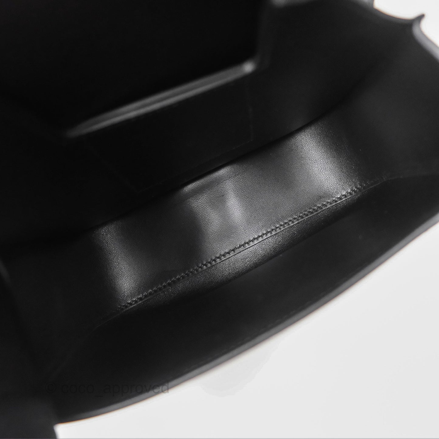 Hermès Della Cavalleria Mini Bag Noir 89 Epsom Palladium Hardware