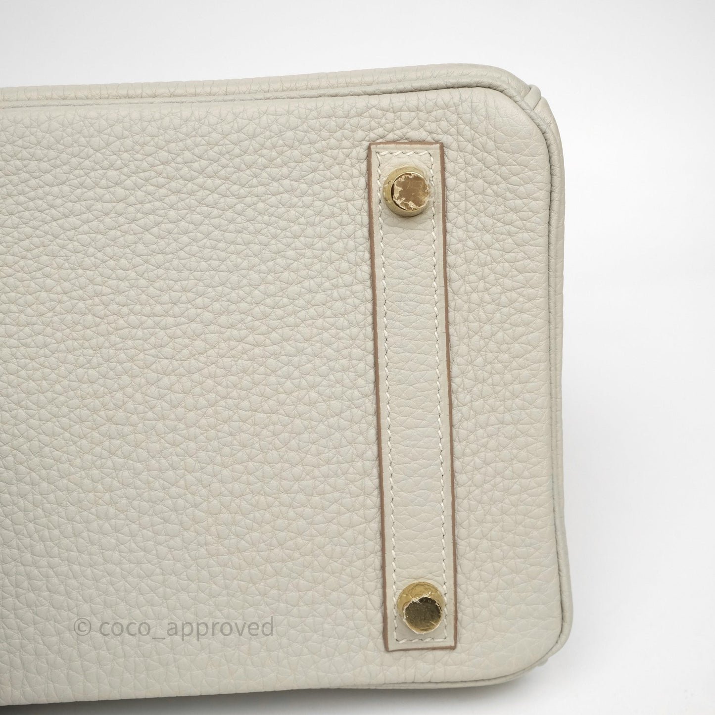 Hermès Birkin 30 Retourne Gris Perle 80 Togo Gold Hardware