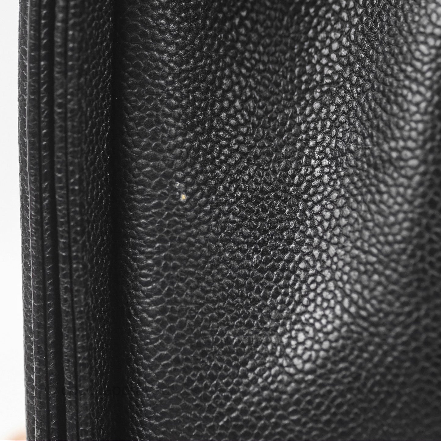 Chanel Quilted New Medium Boy Black Caviar Ruthenium Hardware