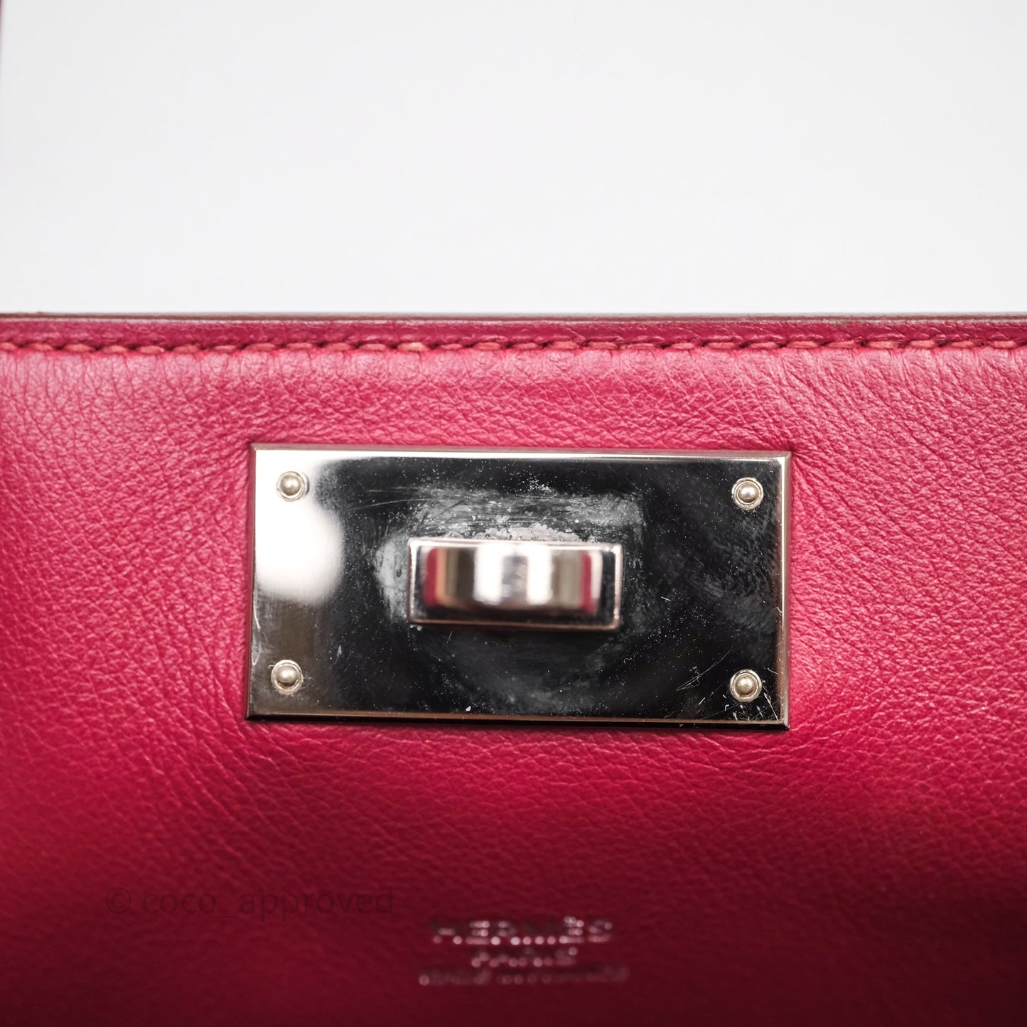 Hermès ToolBox 20 Rubis B5 Swift Palladium Hardware
