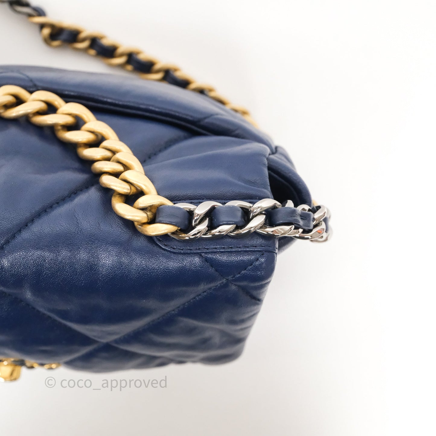 Chanel 19 Small Navy Mixed Hardware