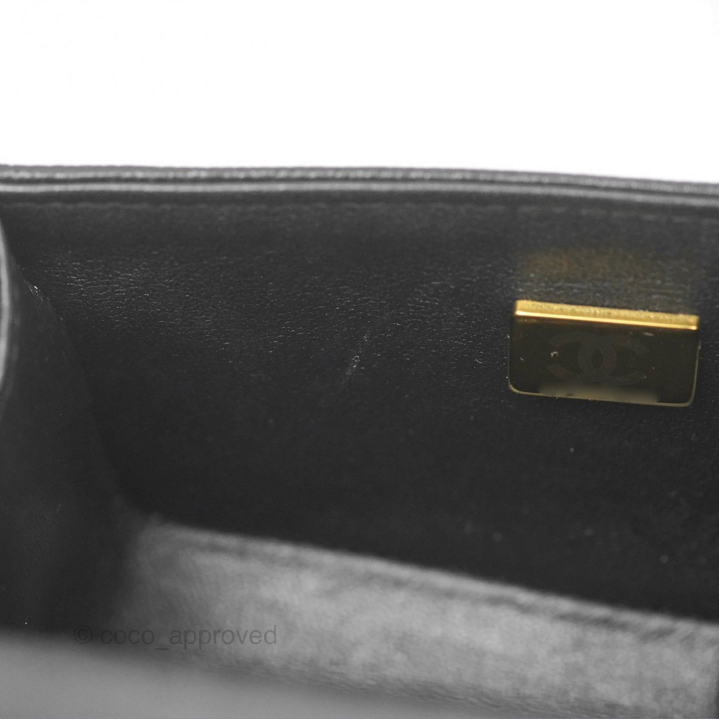 Chanel Mini Boy Black Caviar Aged Gold Hardware