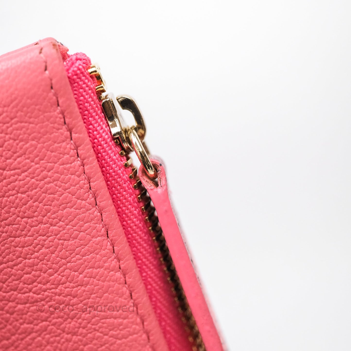 Chanel Camellia Mini O Case Pink Calfskin Gold Hardware