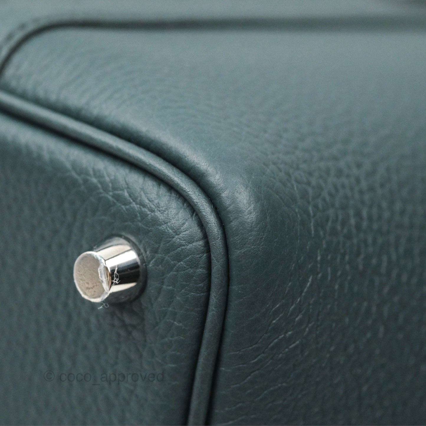 Hermès Picotin Lock 18 Vert Rousses Clemence Palladium Hardware