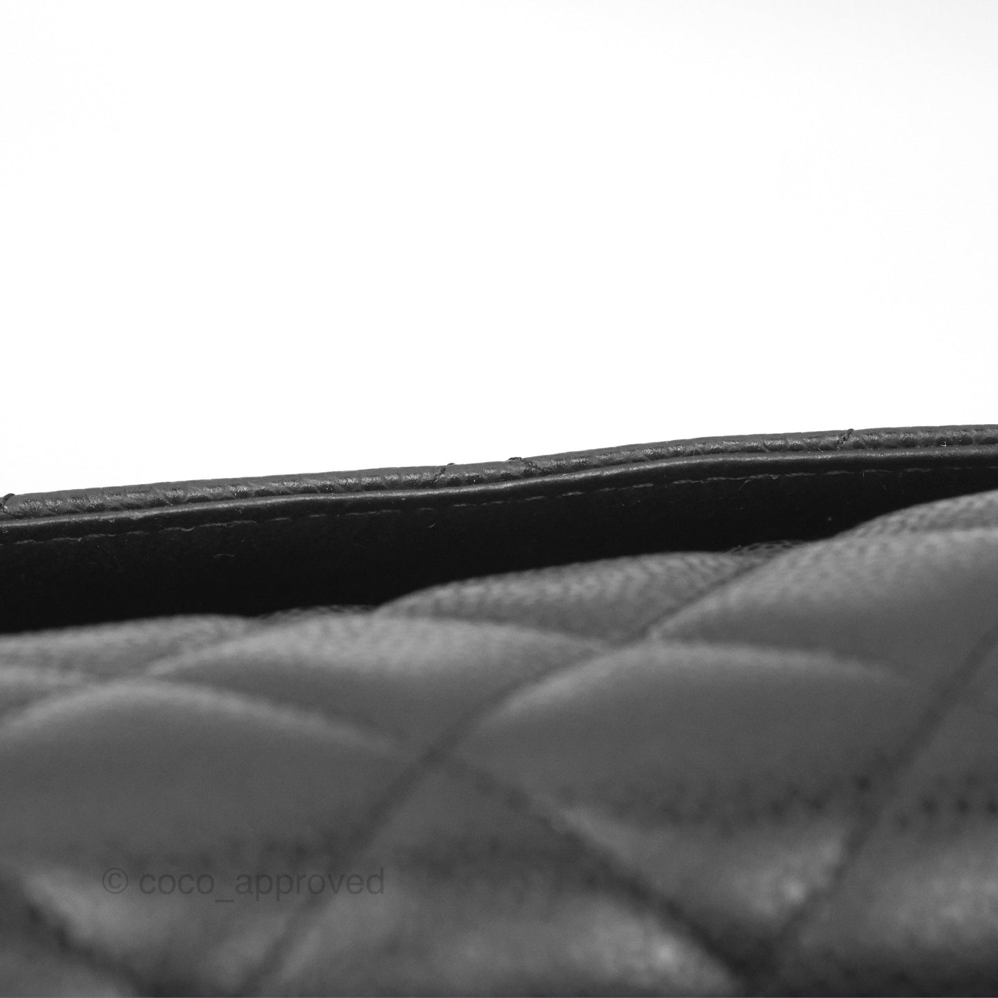 Chanel Quilted Maxi Single Flap Black Caviar Silver Hardware