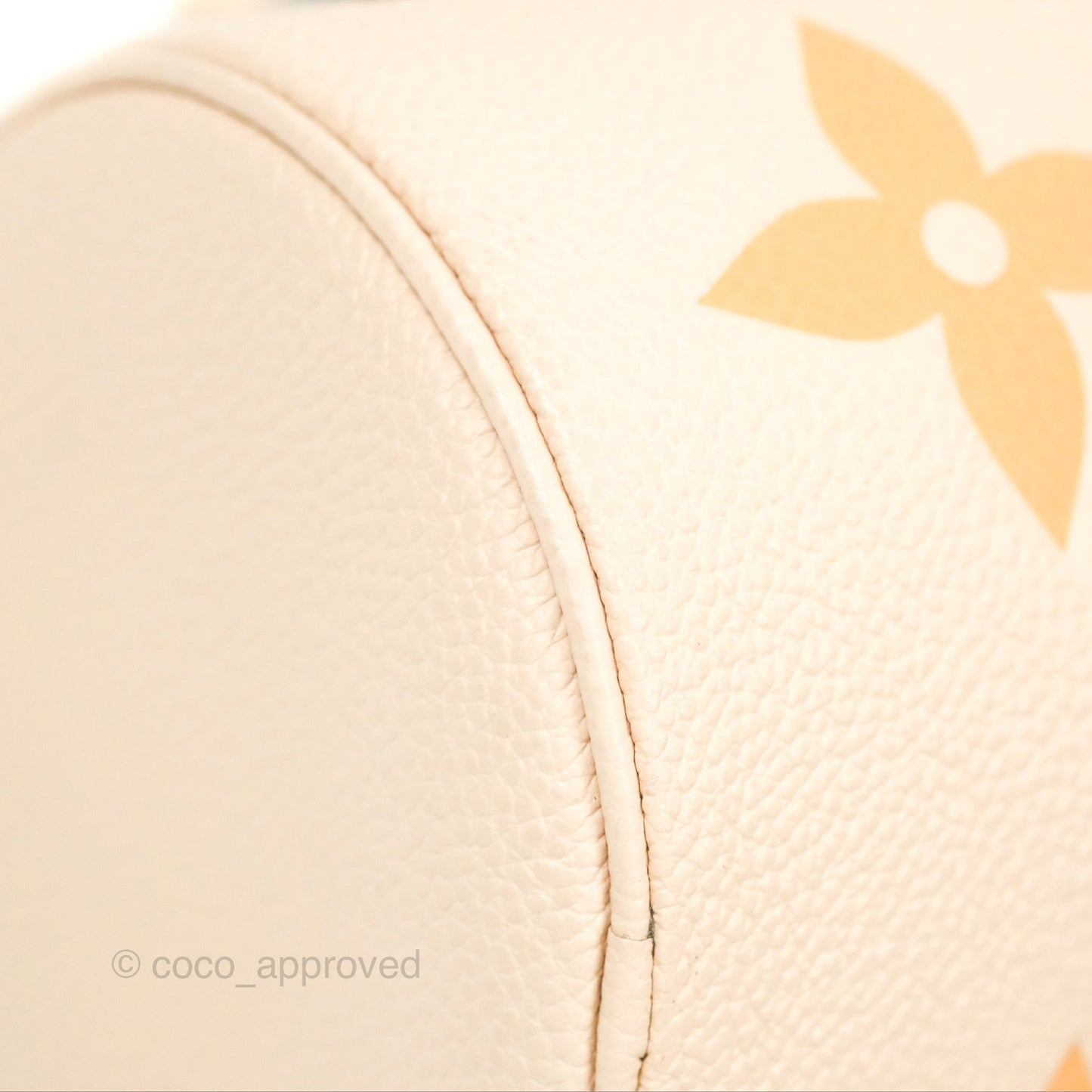 Louis Vuitton Papillon BB Giant By The Pool Empreinte Monogram Cream Saffron