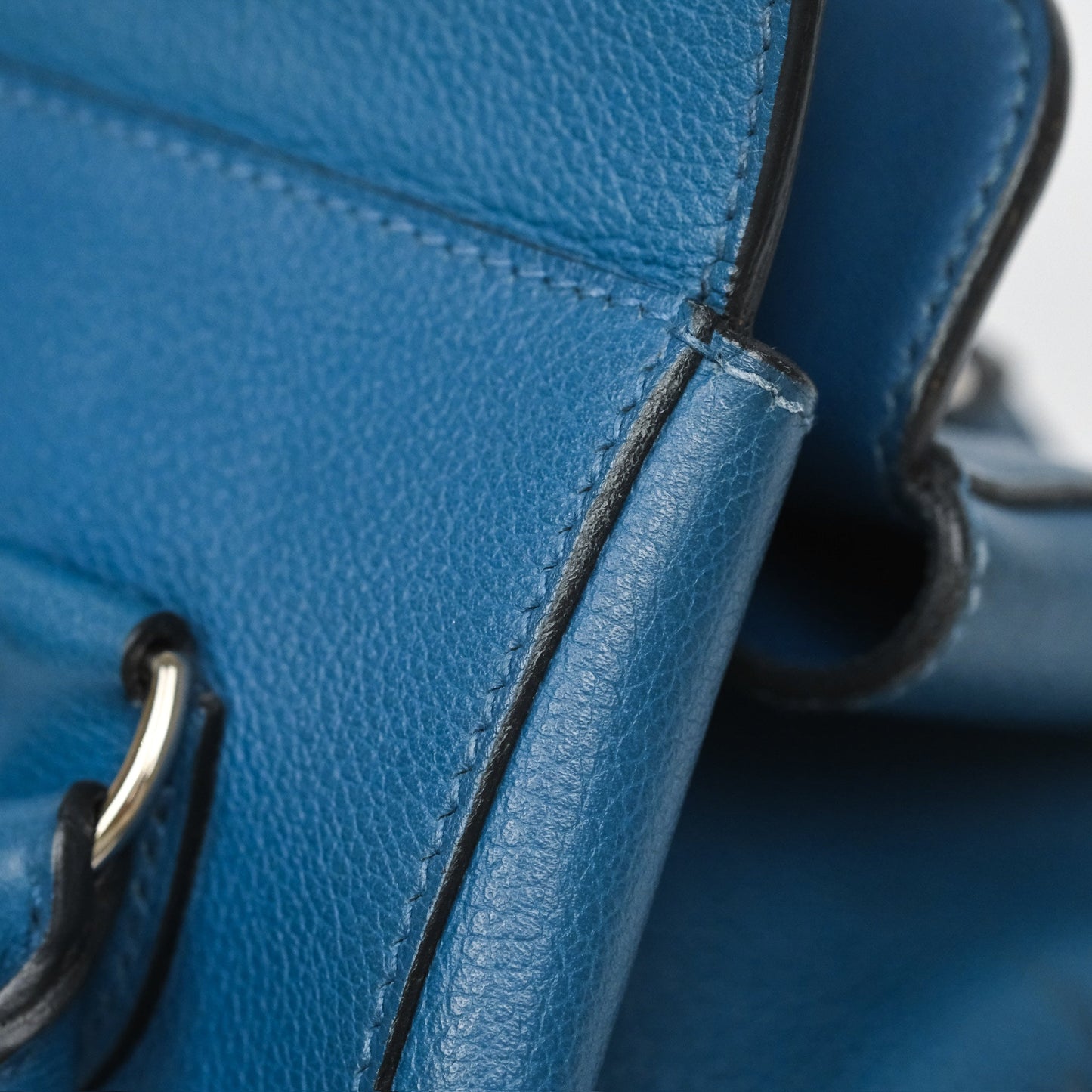 Hermès ToolBox 20 Bleu Cobalt 7C Evercolor Palladium Hardware