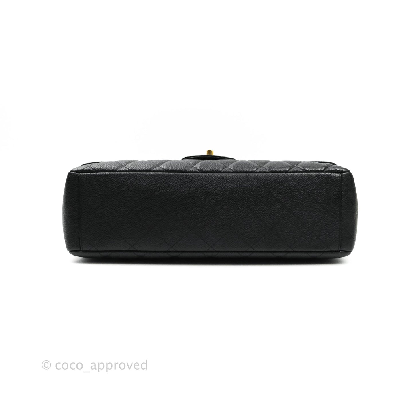Chanel Classic Single Flap Maxi Black Caviar Gold Hardware