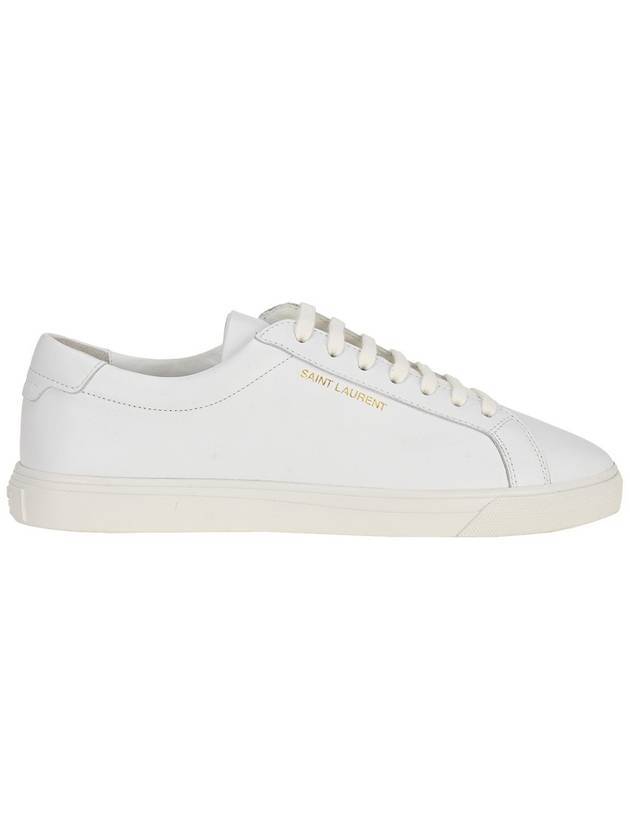 Luxury Saint Laurent Women's Andy Low Top Sneakers White