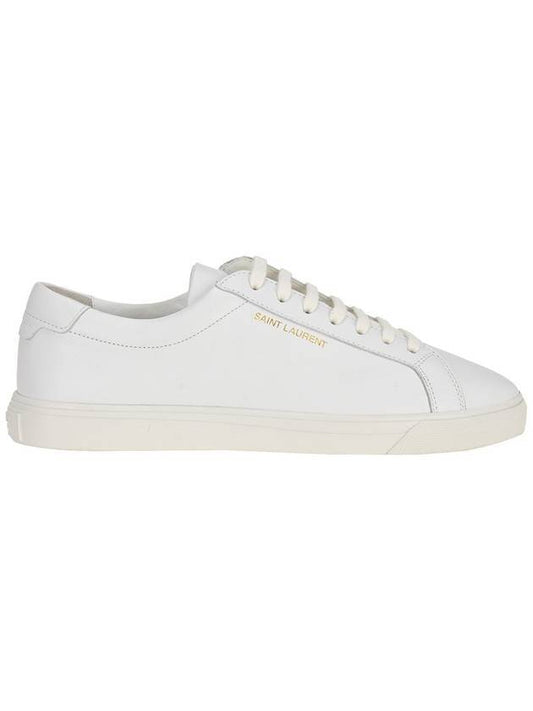 Luxury Saint Laurent Women's Andy Low Top Sneakers White