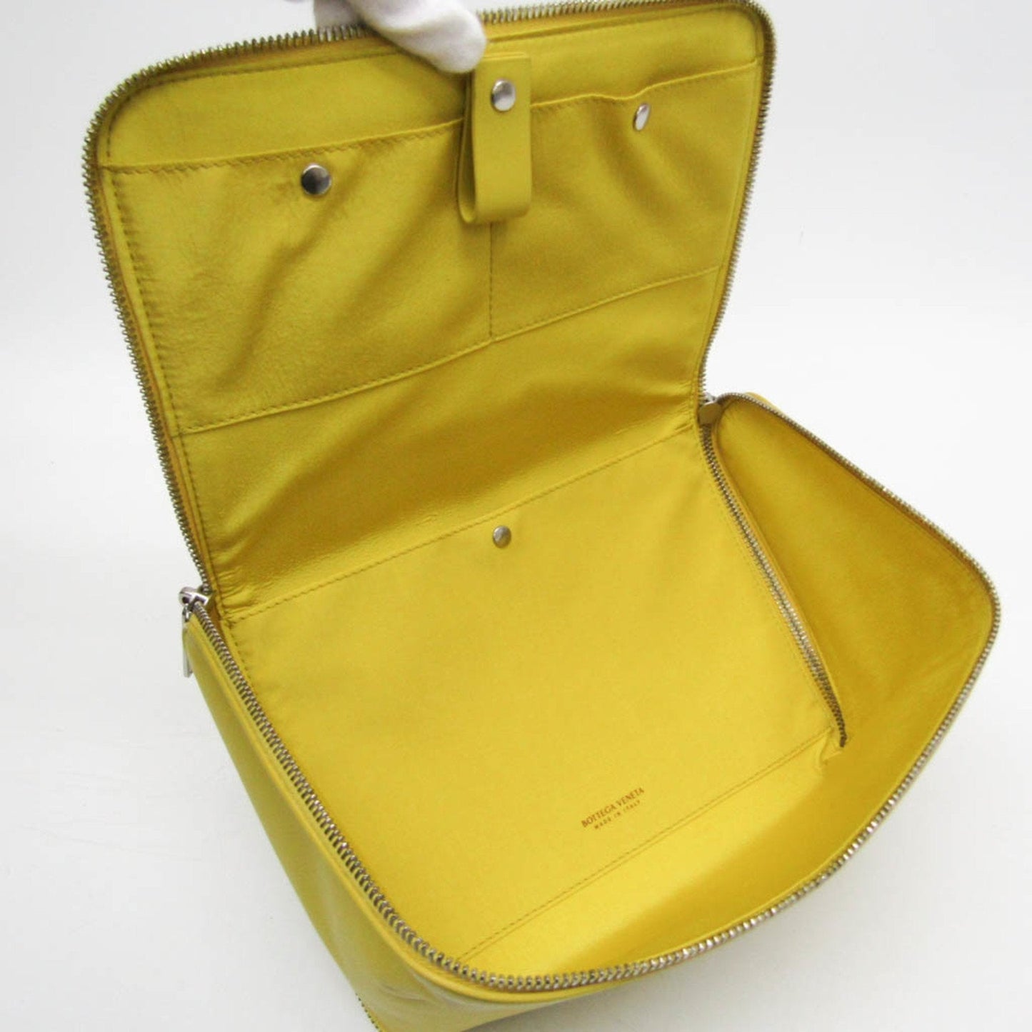 Luxury Bottega Veneta Organizer  Leather Clutch Bag ()
