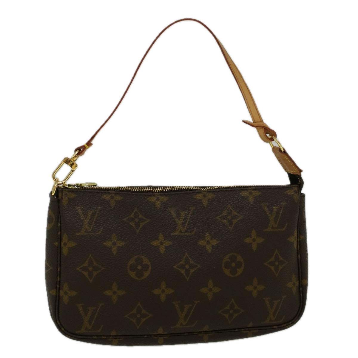 Louis Vuitton Pochette Accessoire  Canvas Clutch Bag ()