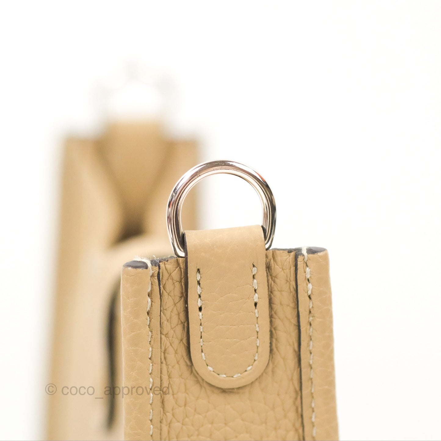 Hermès Mini Evelyne 16 Trench Clemence Palladium Hardware